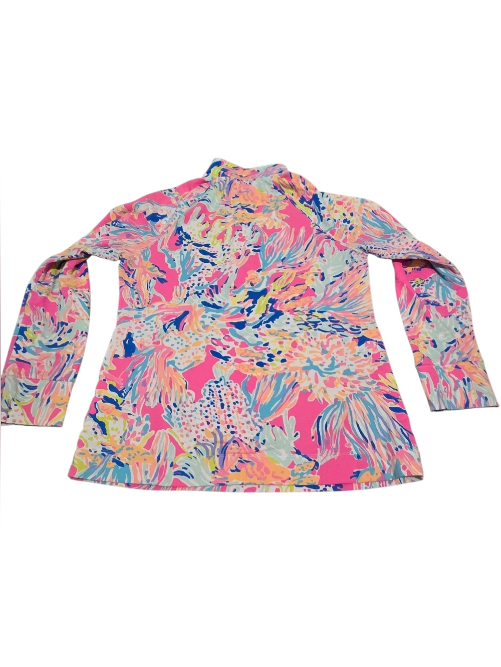Lilly Pulitzer Tiki Pink Sunken Treasure Skipper Popover - Picture 3 of 7